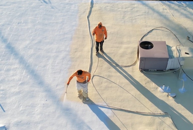 Roof Coatings Application and Maintenance